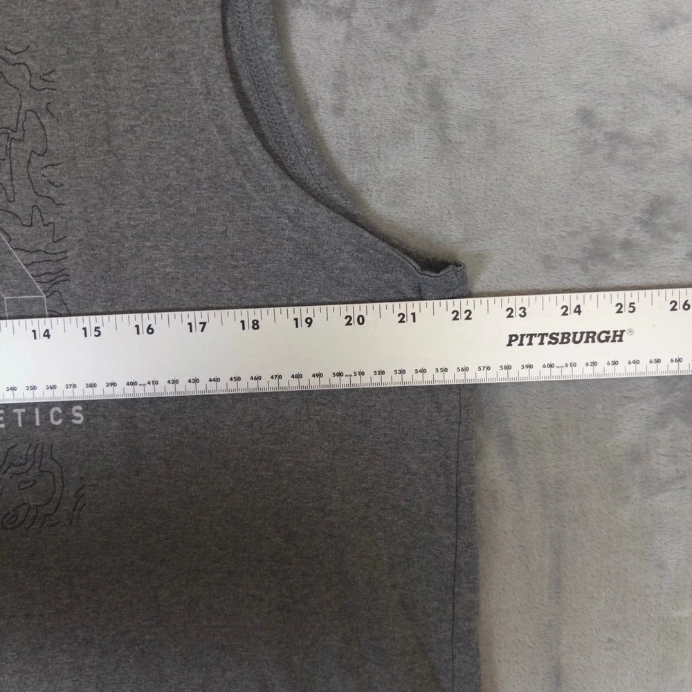 The North Face Mens Large Gray Mountain Athletics Graphic Tank Top